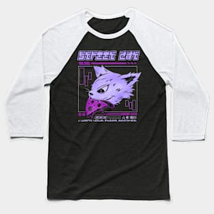 Y2K Japanese Retro Cat Tee: Feline Vibes Baseball T-Shirt